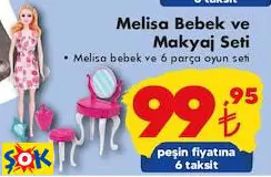 MELİSA BEBEK VE MAKYAJ SETİ OYUNCAK